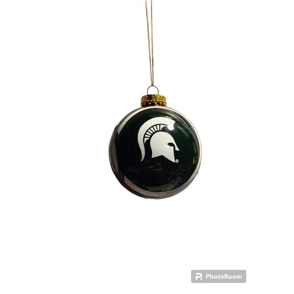 Bronner's Michigan State University Glass Ornament - Picture 1 of 1